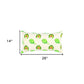 Lemon Green Artichoke Embroidered Lumbar Pillow