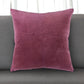 22" Raspberry Cotton Velvet Throw Pillow