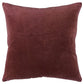 22" Raspberry Cotton Velvet Throw Pillow