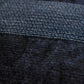14" X 26" Navy Blue Lumbar Striped Cotton Throw Pillow