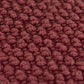 20" Merlot Cotton Throw Pillow with Nubby Texture