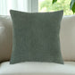 20" Merlot Cotton Throw Pillow with Nubby Texture