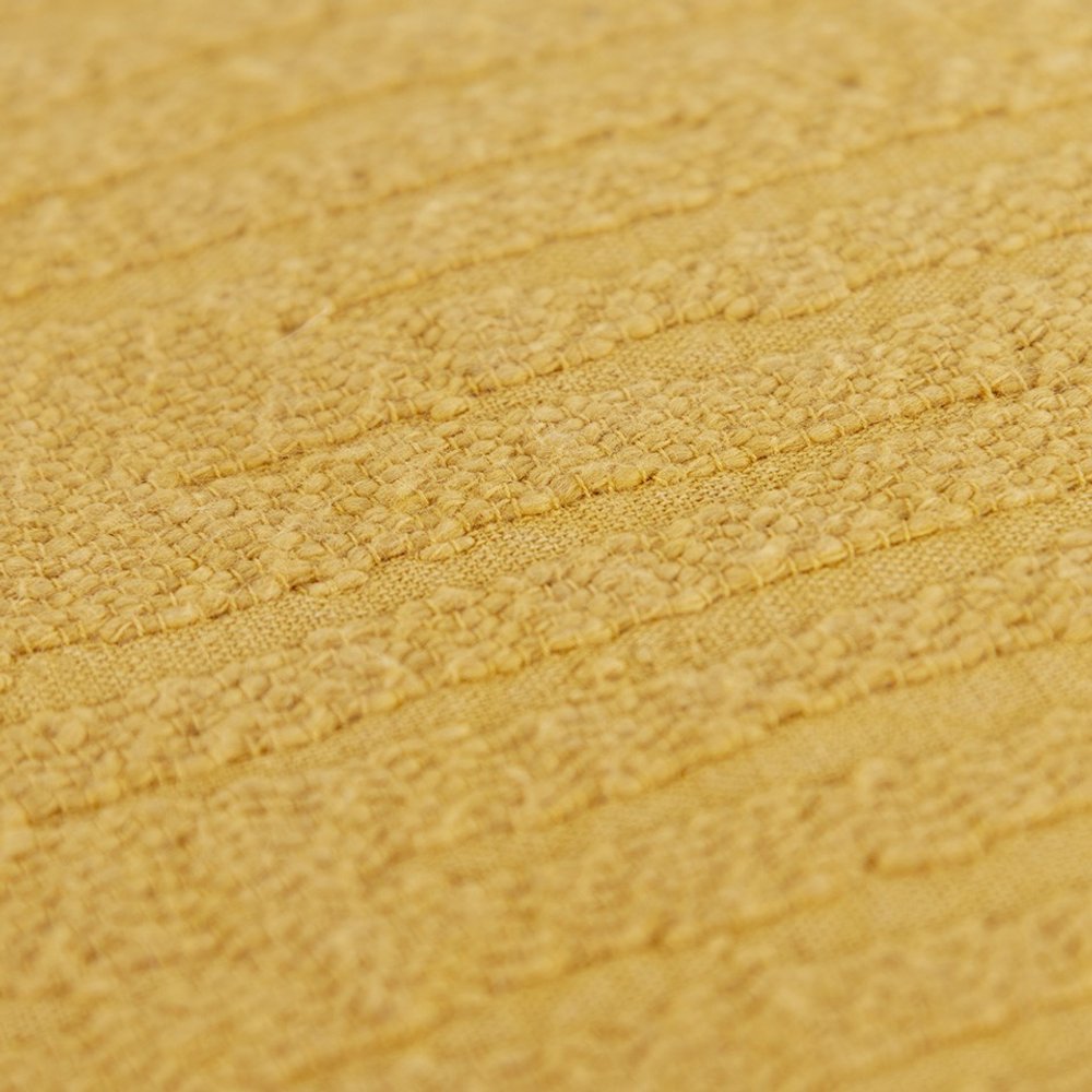 Gold Solid Tonal Abstract Stripe Throw Pillow