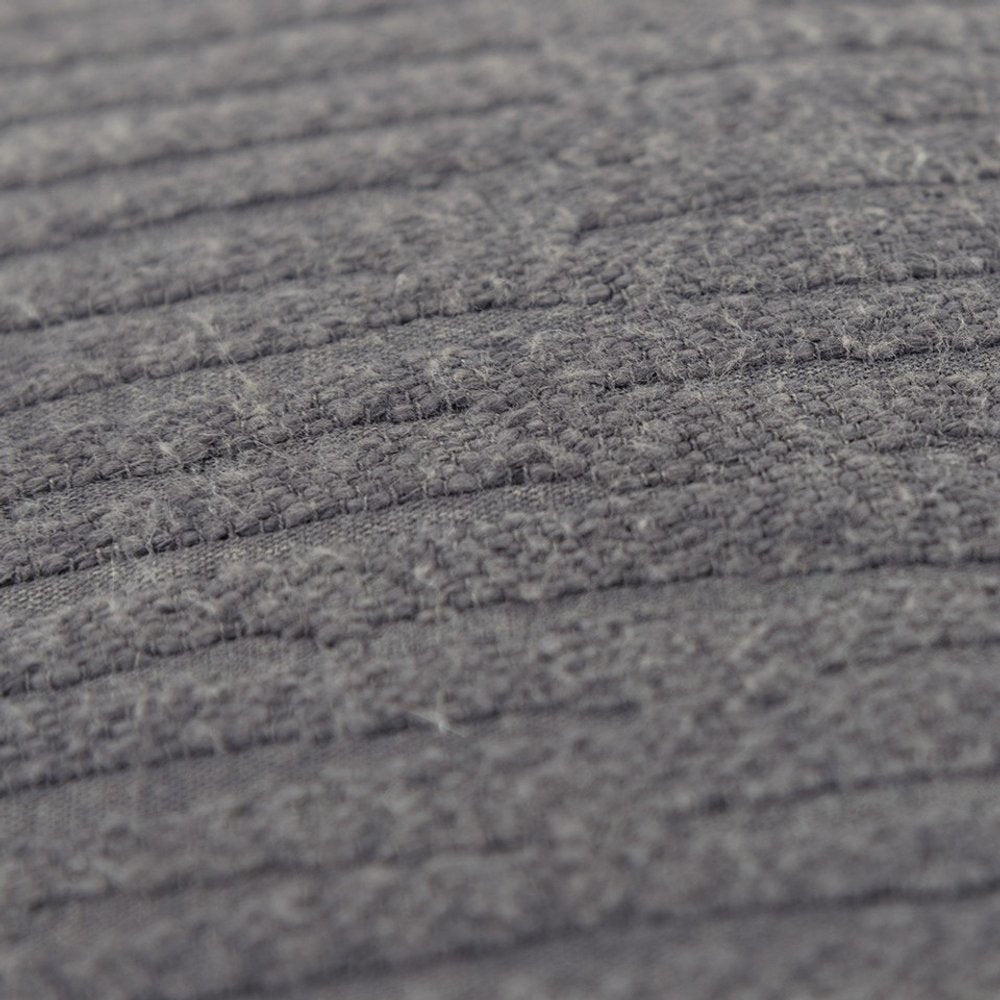 Gold Solid Tonal Abstract Stripe Throw Pillow