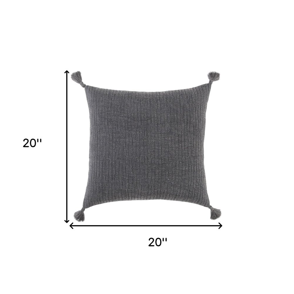 Gold Solid Tonal Abstract Stripe Throw Pillow