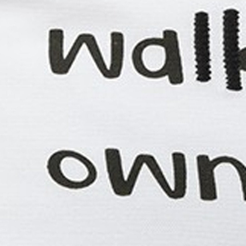 Black White Own The Place Decorative Throw Pillow