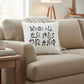Black and White Take A Nap Throw Pillow