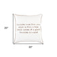 Brown and White Chocolate Is A Salad Throw Pillow