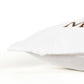 Brown and White Get Off My Nuts Modern Throw Pillow