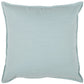 Blue Solid Light Textured Modern Throw Pillow