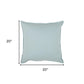 Blue Solid Light Textured Modern Throw Pillow