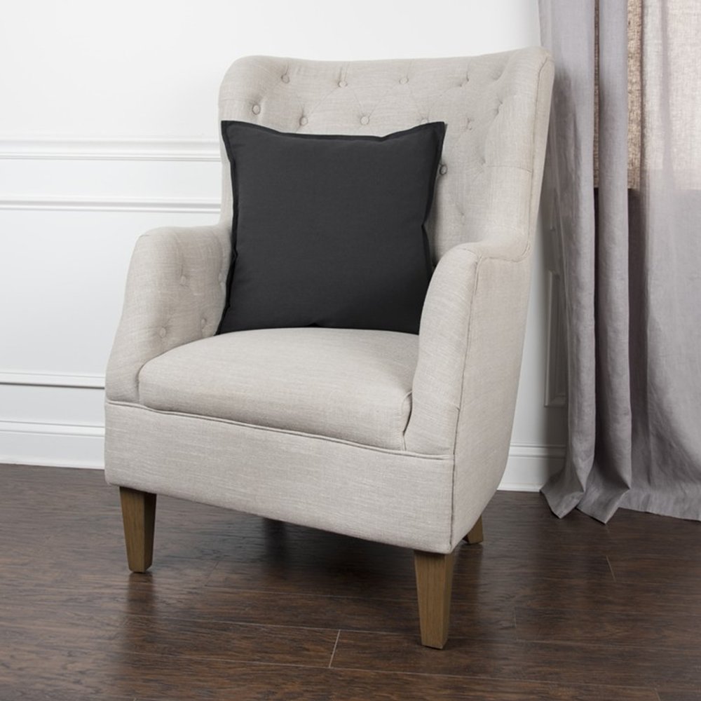 Blue Solid Light Textured Modern Throw Pillow