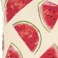 22" Natural And Red Watermelon Indoor Outdoor Throw Pillow