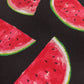 22" Natural And Red Watermelon Indoor Outdoor Throw Pillow