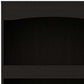 71" Light Gray Wood Three Tier Bookcase with Two Doors