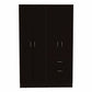 71" Black And White Wood Six Door Single Drawer Combo Dresser