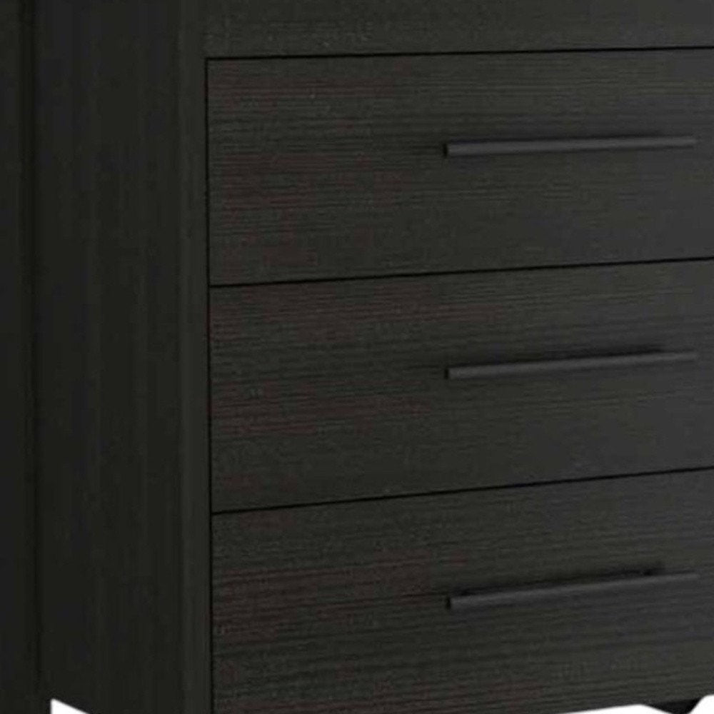 59" White Wood Six Drawer Double Dresser