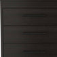 59" White Wood Six Drawer Double Dresser