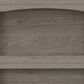 71" Three Tier Bookcase with Two doors