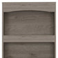 71" Three Tier Bookcase with Two doors
