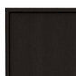 79" Modern Black Pantry Cabinet with Five Shelves