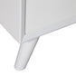 50" White Solid Wood Cabinet Enclosed Storage TV Stand