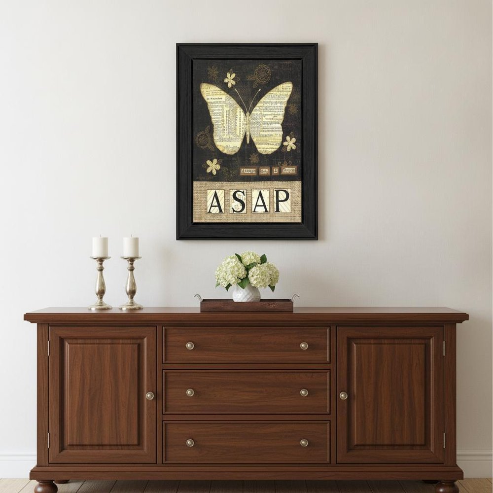 Always Say a Prayer Black Framed Print Wall Art