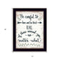 Be Careful 2 Black Framed Print Wall Art
