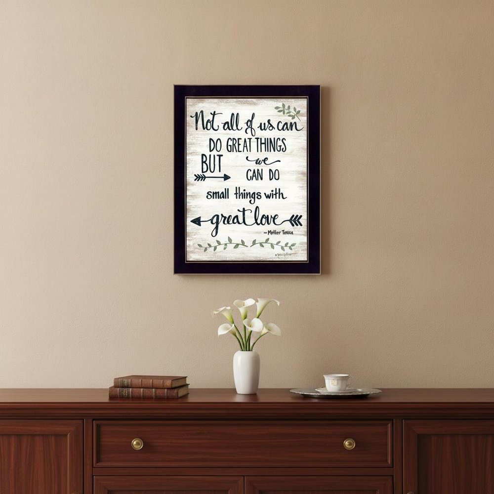 Great Love 1 Black Framed Print Wall Art