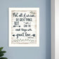 Great Love 2 White Framed Print Wall Art