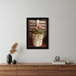 Welcome Roses 2 Black Framed Print Wall Art