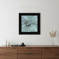 Simplicity Owl 2 Black Framed Print Wall Art