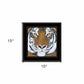 Tiger Gaze 2 Black Framed Print Wall Art