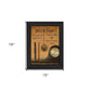 Time is the Illusion Black Framed Print Wall Art