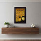Time is the Illusion Black Picture Frame Print Wall Art