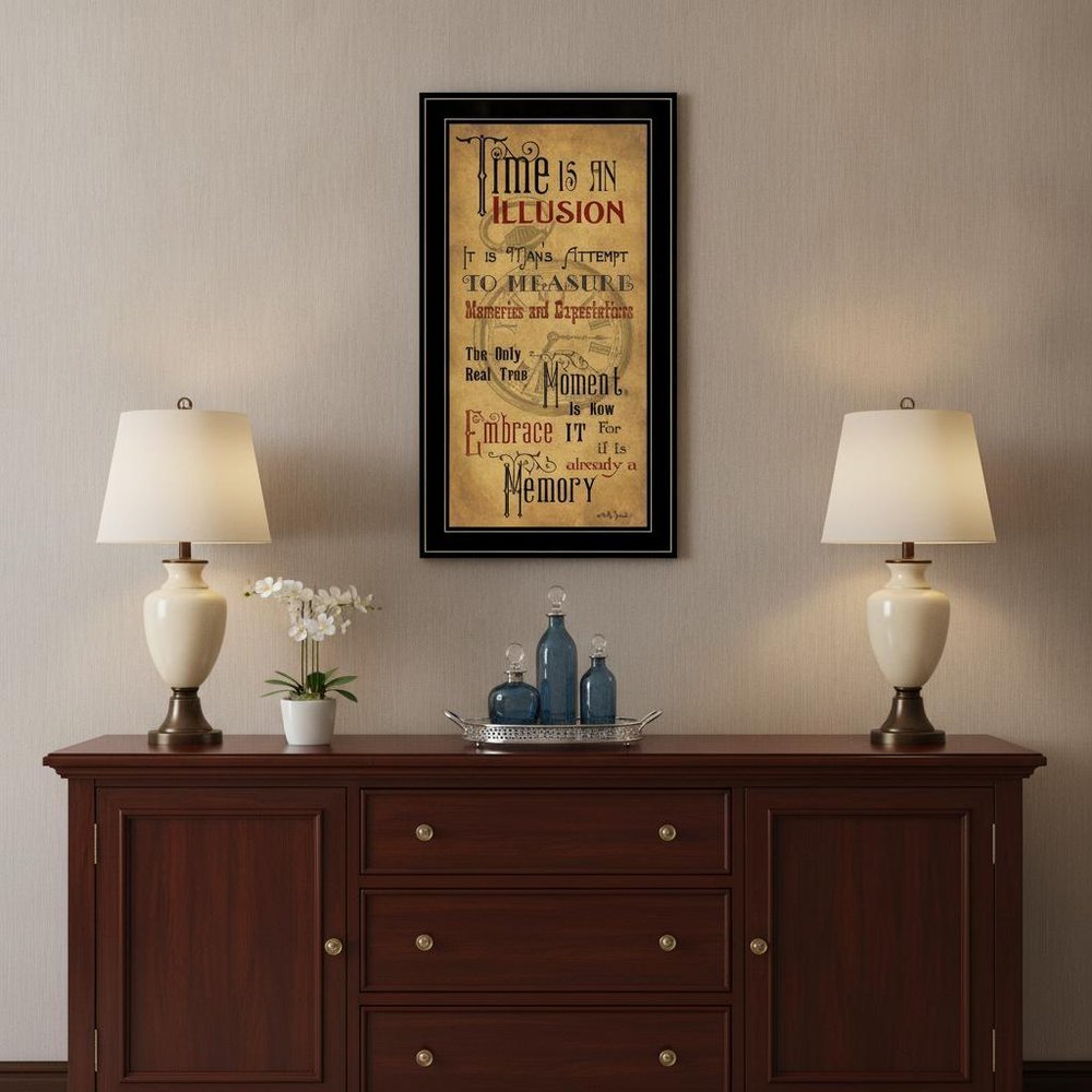 Memories 2 Black Framed Print Wall Art
