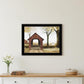 Buck County Bridge 2 Black Framed Print Wall Art