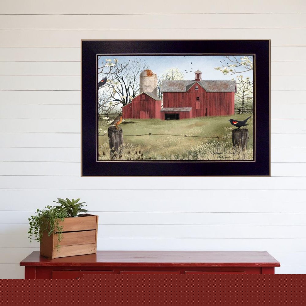 Harbingers of Spring 5 Black Framed Print Wall Art