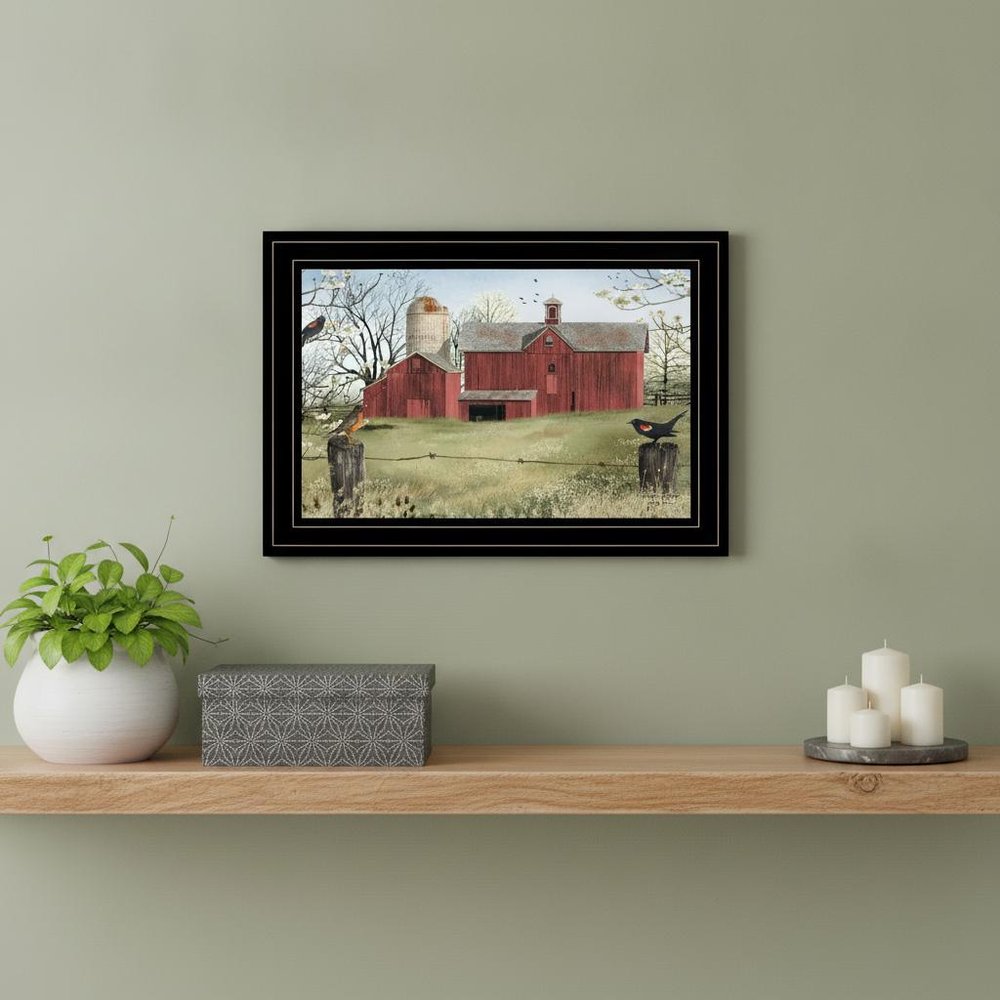 Harbingers of Spring 2 Black Framed Print Wall Art