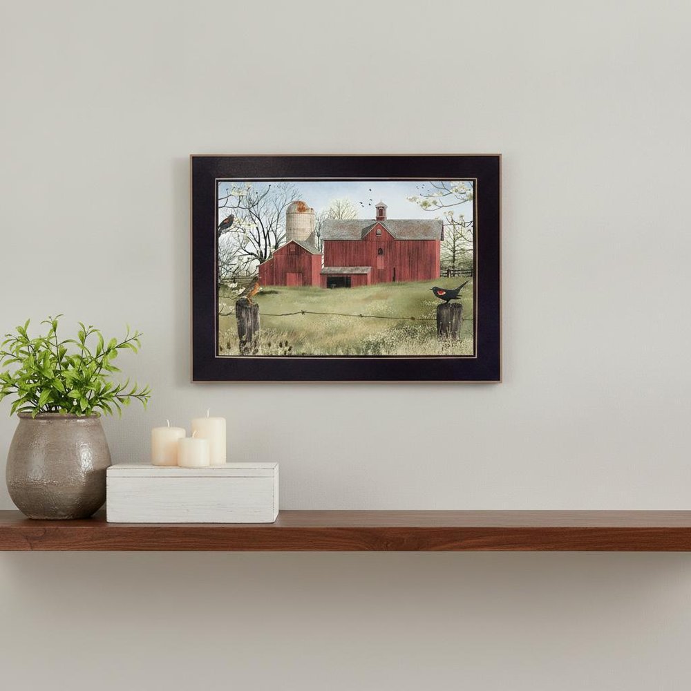 Harbingers of Spring 3 Black Framed Print Wall Art