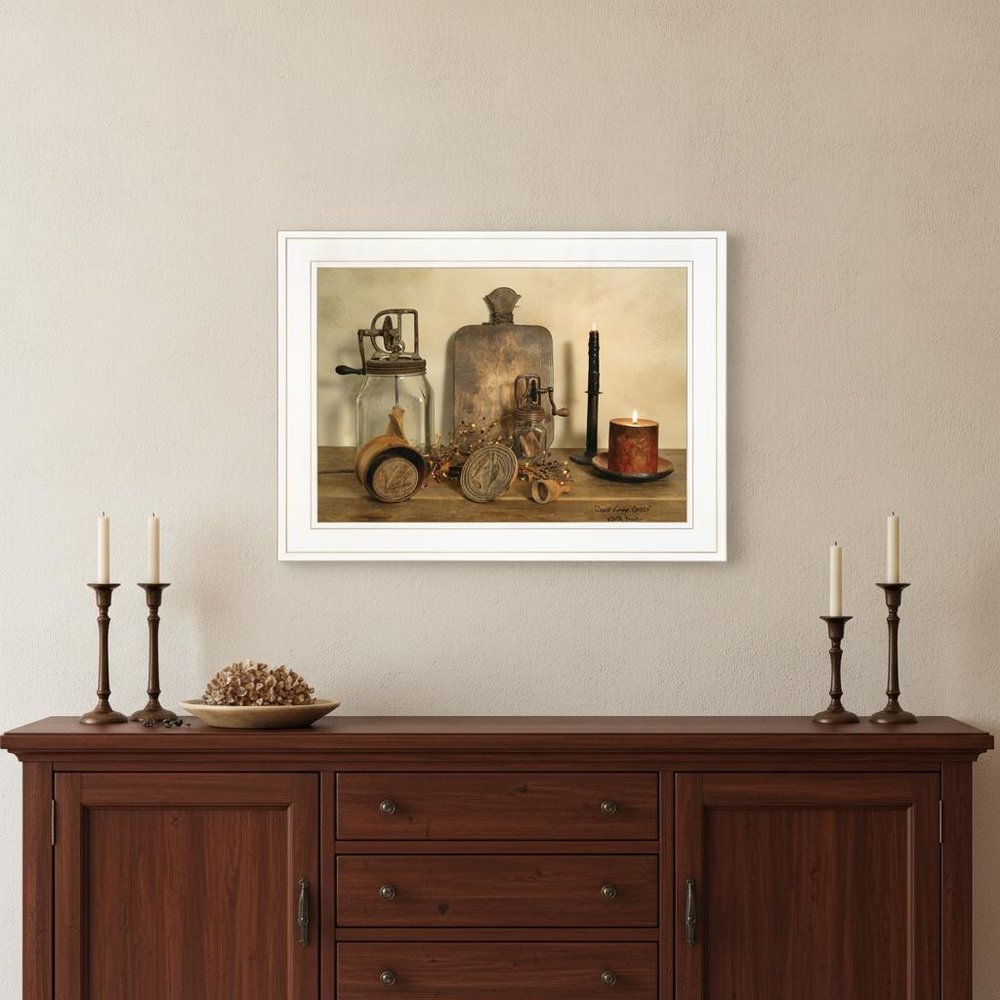 Sweet Cream Butter 1 White Framed Print Wall Art