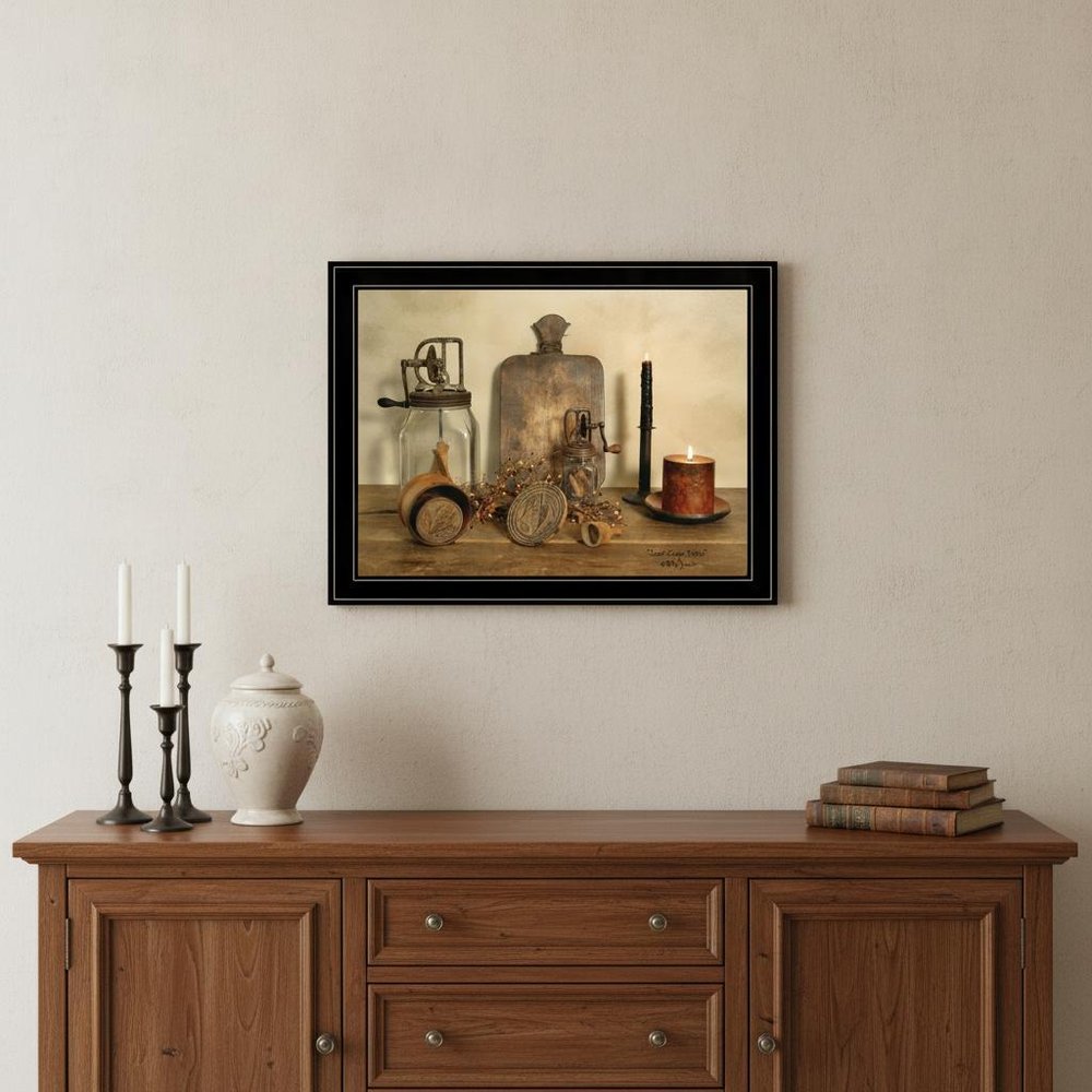 Sweet Cream Butter 4 Black Framed Print Wall Art