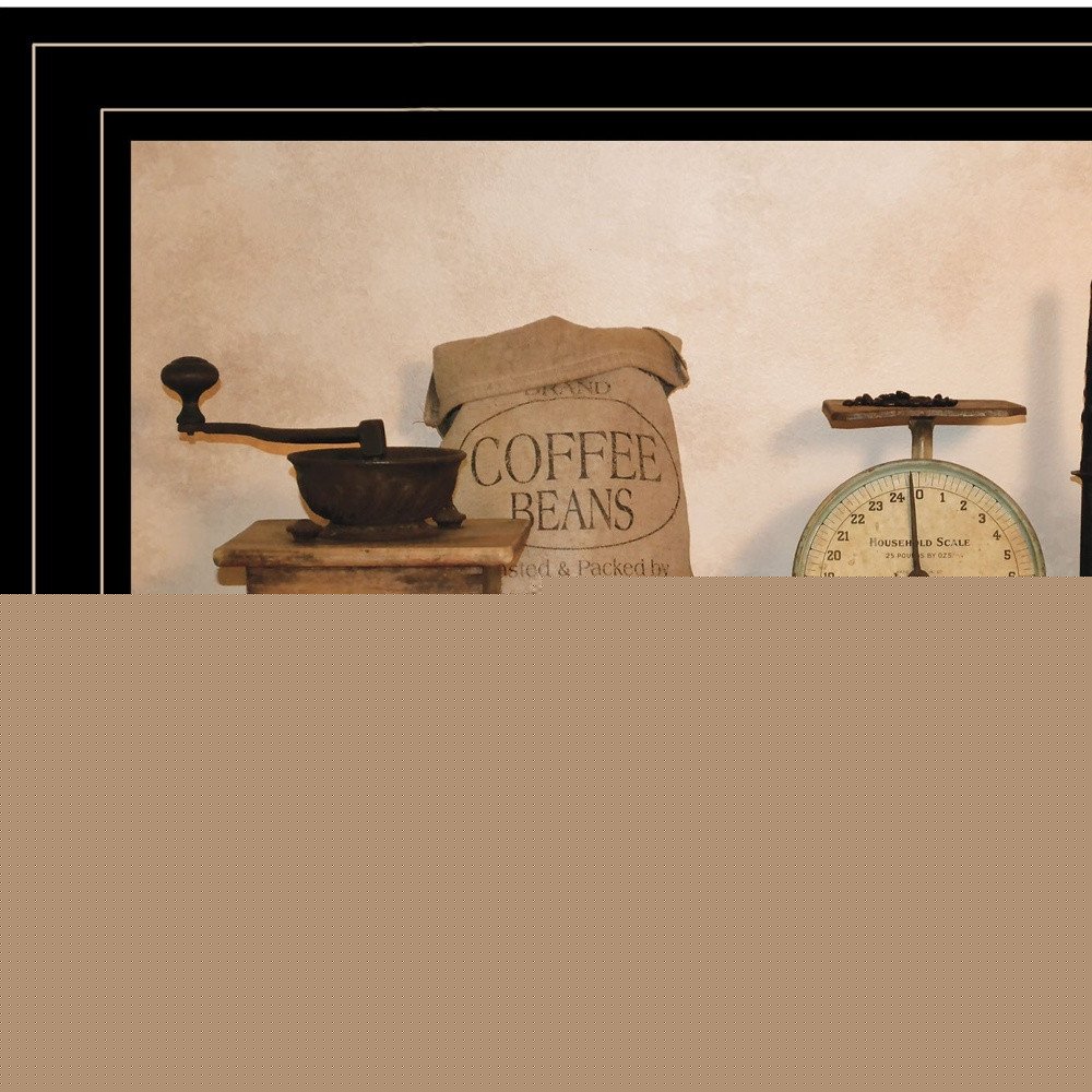 The Daily Grind 2 Black Framed Print Wall Art