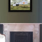 Tulip Quilt Block Barn 2 Black Framed Print Wall Art