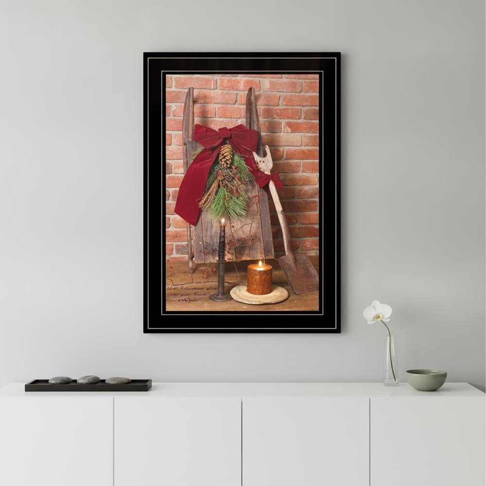 Let Christmas Live 2 Black Framed Print Wall Art