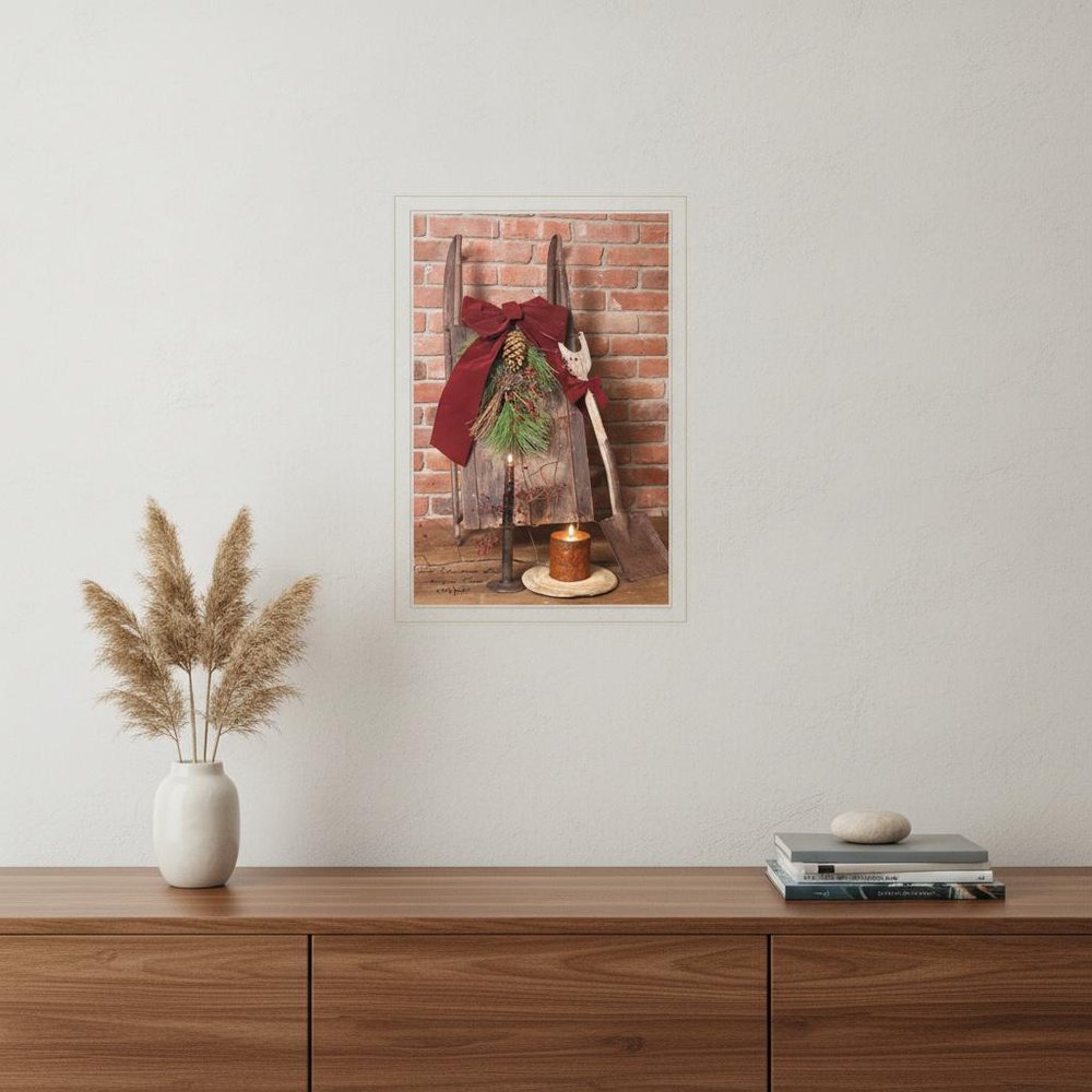 Let Christmas Live 3 White Framed Print Wall Art
