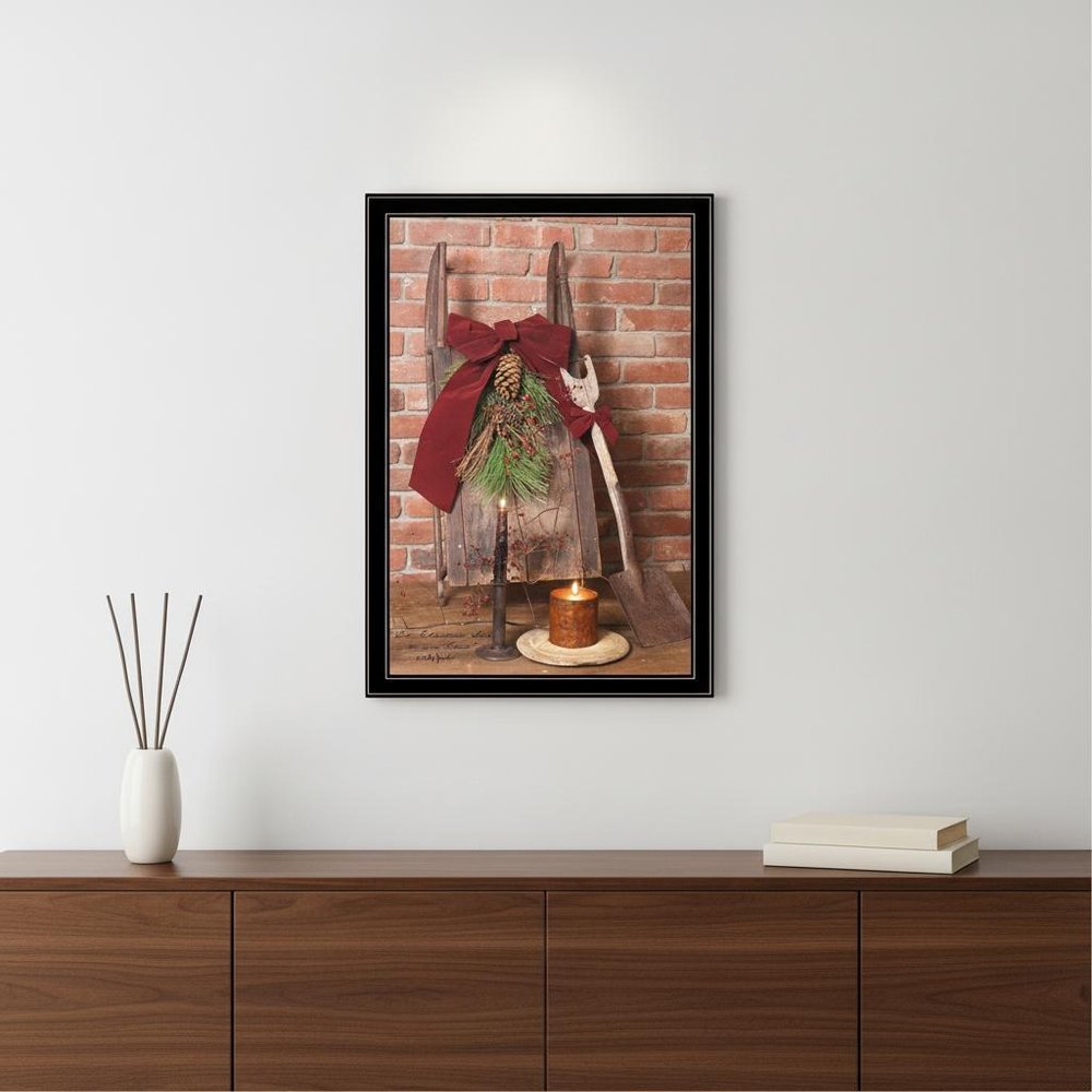 Let Christmas Live 4 Black Framed Print Wall Art