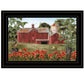 Summer Days 2 Black Framed Print Wall Art