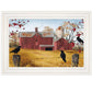 Autumn Gold 1 White Framed Print Wall Art