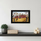 Autumn Gold 2 Black Framed Print Wall Art